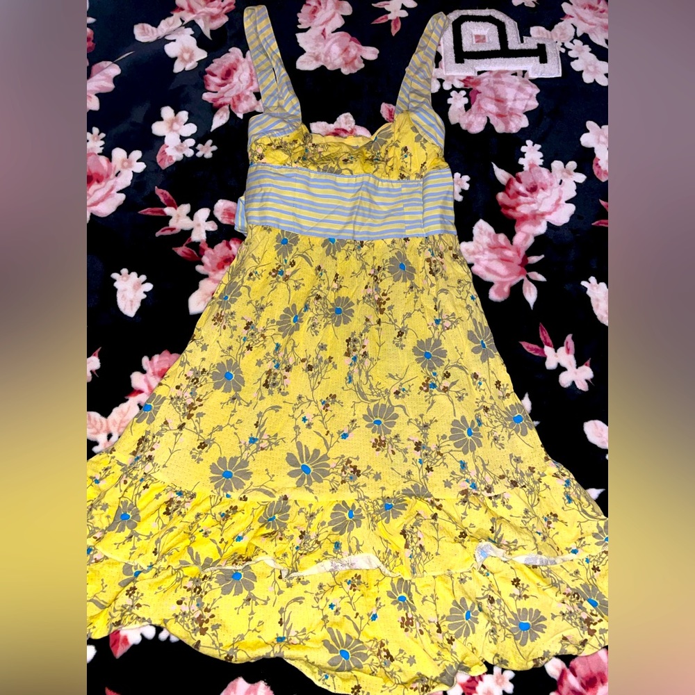 Free People Yellow Floral Dress 💛